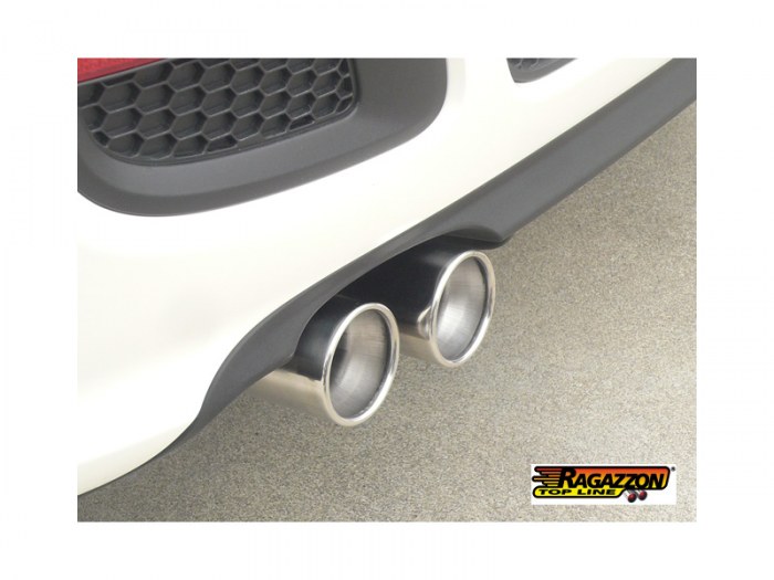 Ragazzon rear silencer 2x 70mm round graded