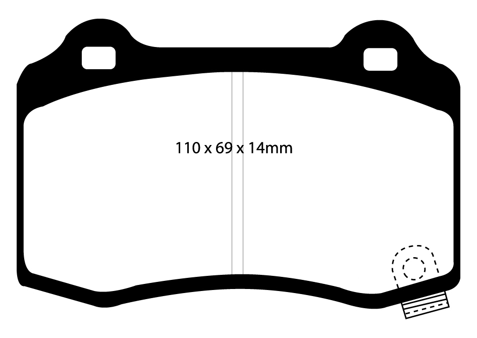 EBC Yellowstuff Brake pads rear