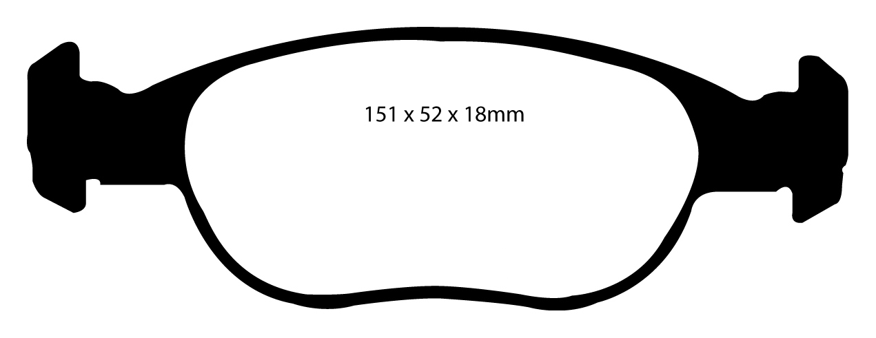 EBC Blackstuff Brake pads front