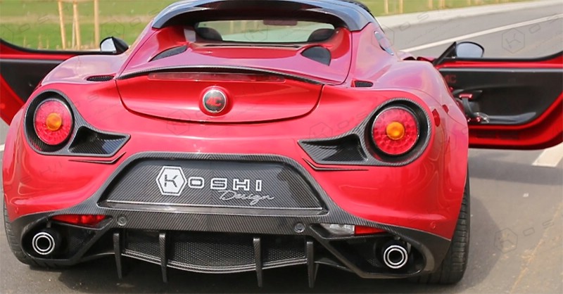 Koshi Carbon Rear Diffusor