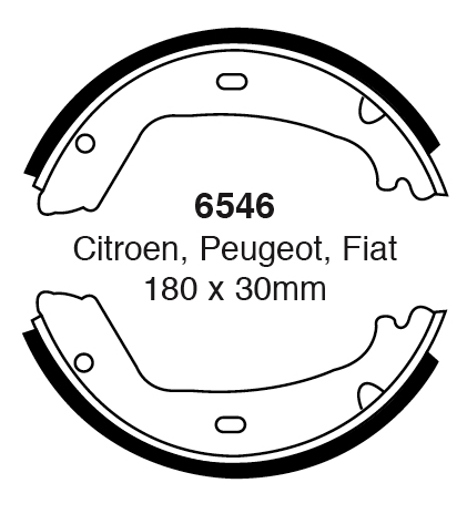EBC Premium Hand brake shoes