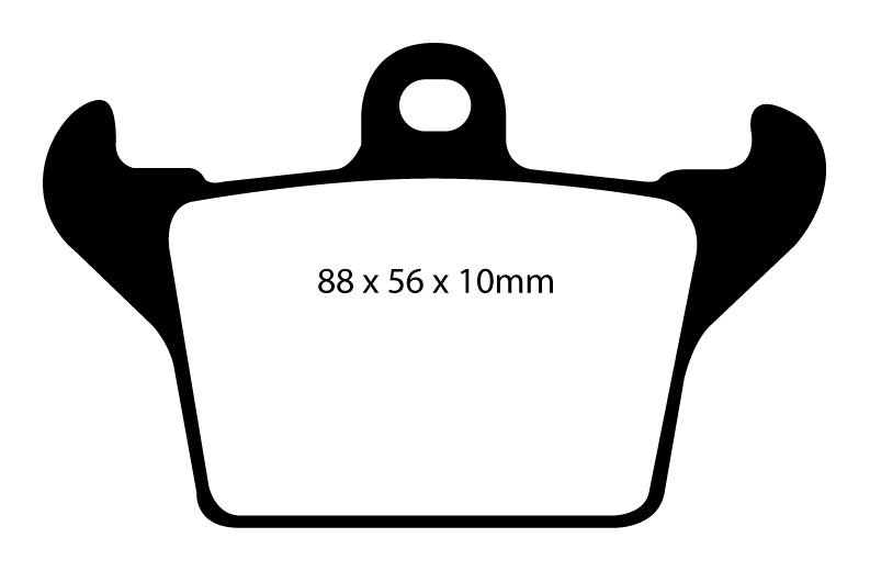 A1719 EBC Blackstuff Bremsbeläge hinten