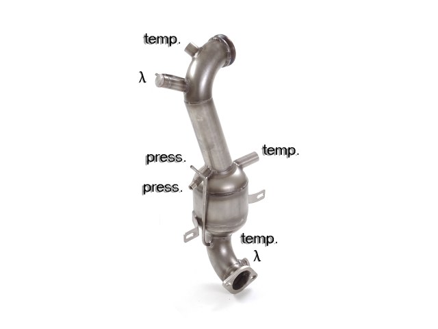 54-0394-01 Ragazzon catalyst group N + Particulate filter replacement pipe group N