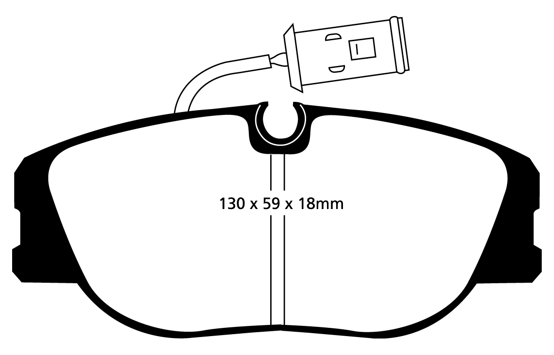 EBC Blackstuff Brake pads front