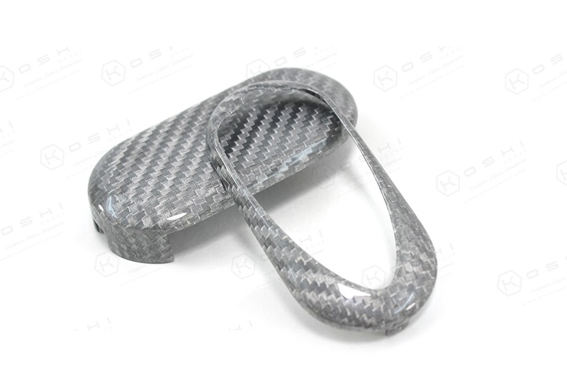 White-Carbon-fiber-Alfa-Romeo-Giulietta-car-keys-cover Koshi Carbon Schlüsselcover
