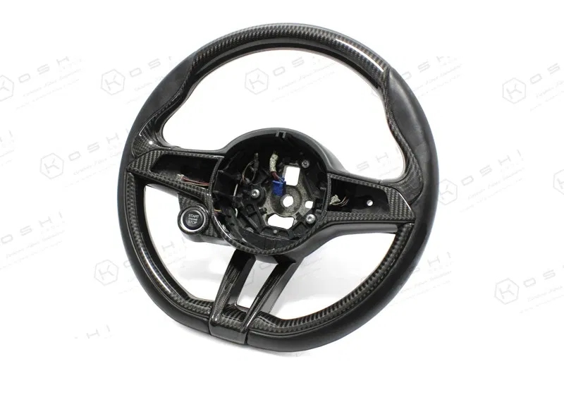 Carbon-Fiber-Alfa-Romeo-Giulia-Stelvio-QV-Steering-Wheel-18DJ9M6Q089ZfR Koshi Carbon Steering Wheel Lower Part Cover