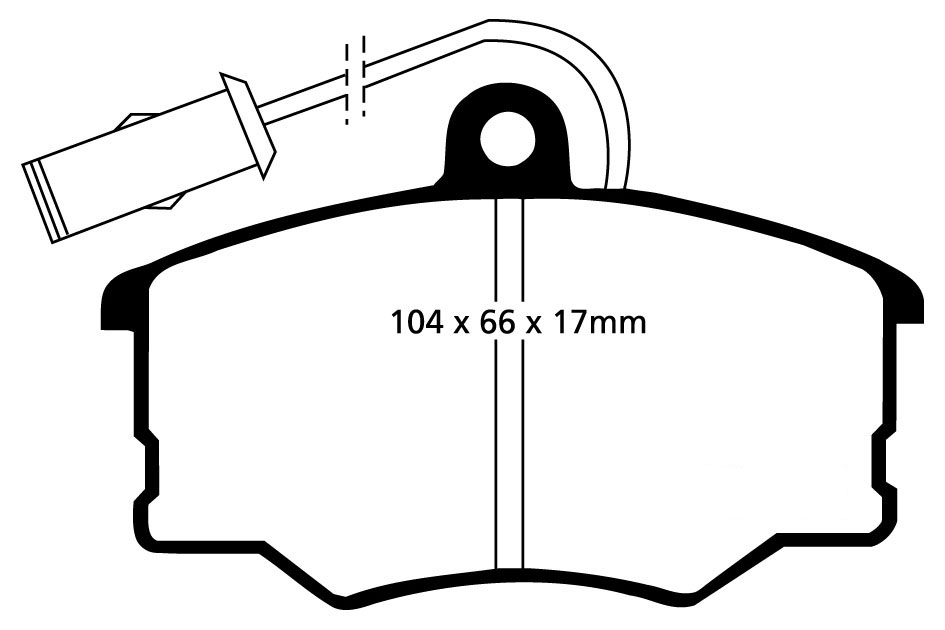 A0616_2 EBC Blackstuff Brake pads front