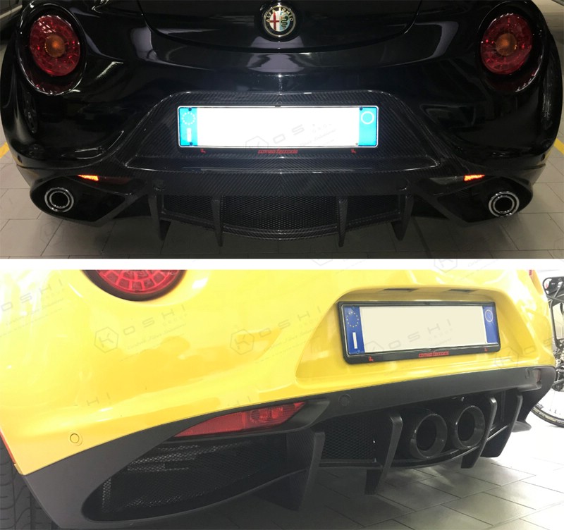 Carbon-fiber-Alfa-Romeo-4C-rear-diffuser-flaps-deflector-SKU-AR4C-057-4 Koshi Carbon Rear Diffuser Flaps Deflector