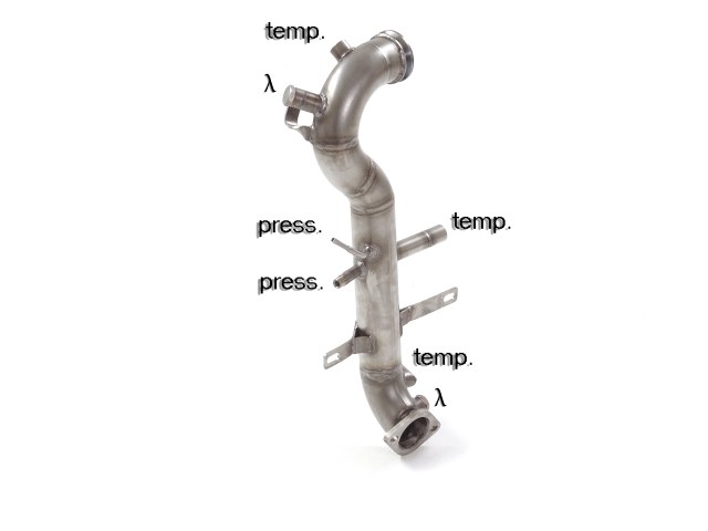 55-0681-00 Ragazzon catalyst replacement pipe + Particulate filter replacement pipe group N