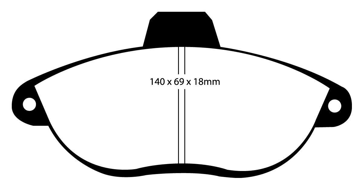A1053 EBC Blackstuff Brake pads front