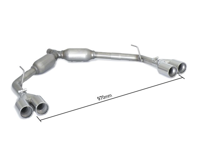 50_0-0538-26 Ragazzon Duplex rear silencer 2x 80mm round staggered