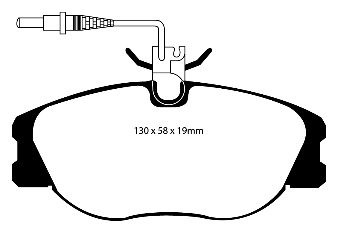 EBC Blackstuff Brake pads front