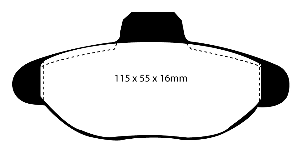 EBC Blackstuff Brake pads front