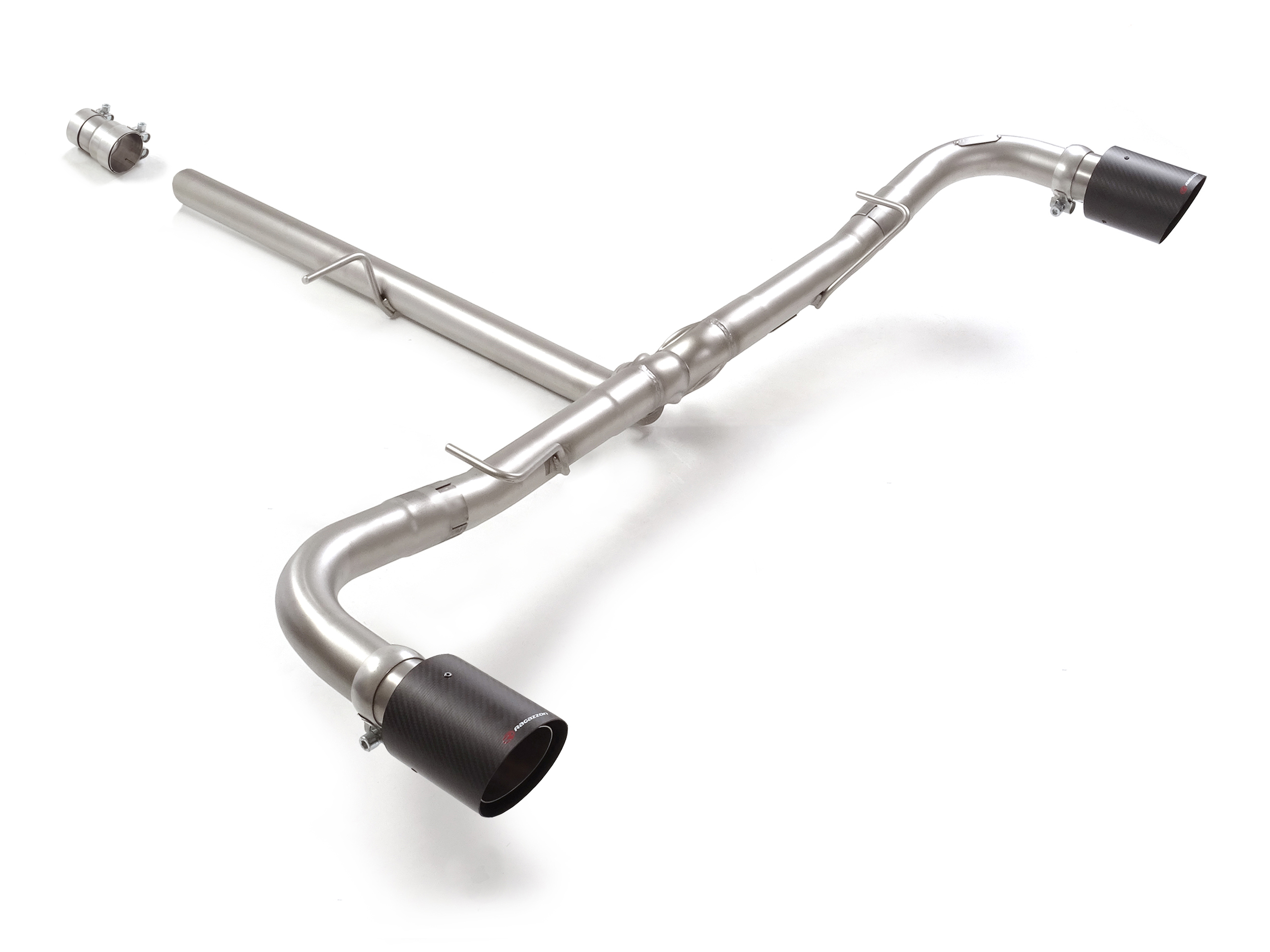 Ragazzon Duplex-Endrohrsystem Gruppe N 1x 90mm rund Sport Line