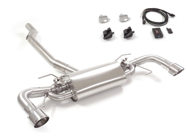 Ragazzon Duplex rear silencer 1x 90mm round Sport Line