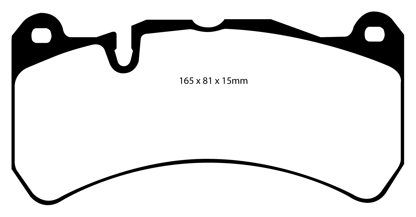 A1591 EBC Rennbremsbeläge RP1 vorne