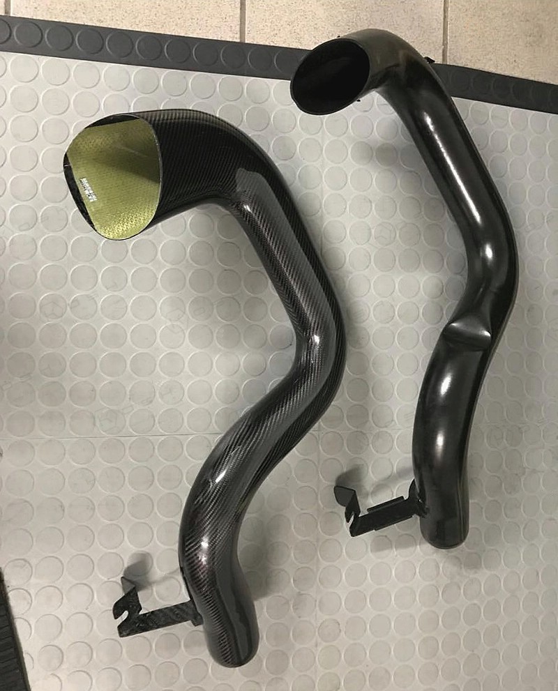 Koshi Carbon exhaust manifold cooling duct