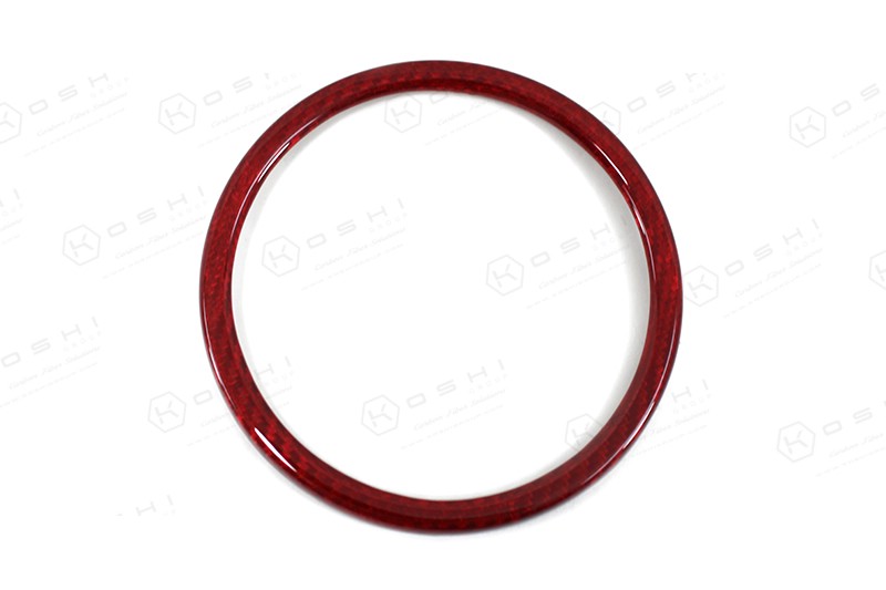 Red-Carbon-fiber-Alfa-Romeo-4C-steering-wheel-air-bag-circle-frame-SKU-AR4C-031-PR_ Koshi Carbon Steering Wheel Air Bag Circle Frame
