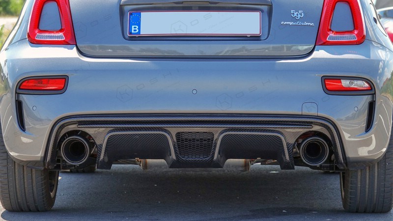 Abarth-595-Diffusor Koshi Carbon Rear Diffuser