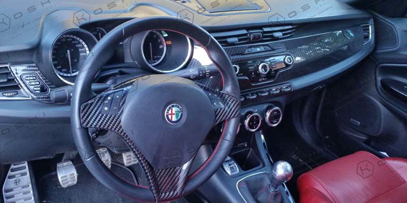 Carbon-fiber-Giulietta-steering-wheel-with-buttons-SKU-ARG-002-5-2 Koshi Carbon Lenkradverkleidung