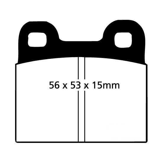 A0105 EBC Greenstuff Brake pads rear