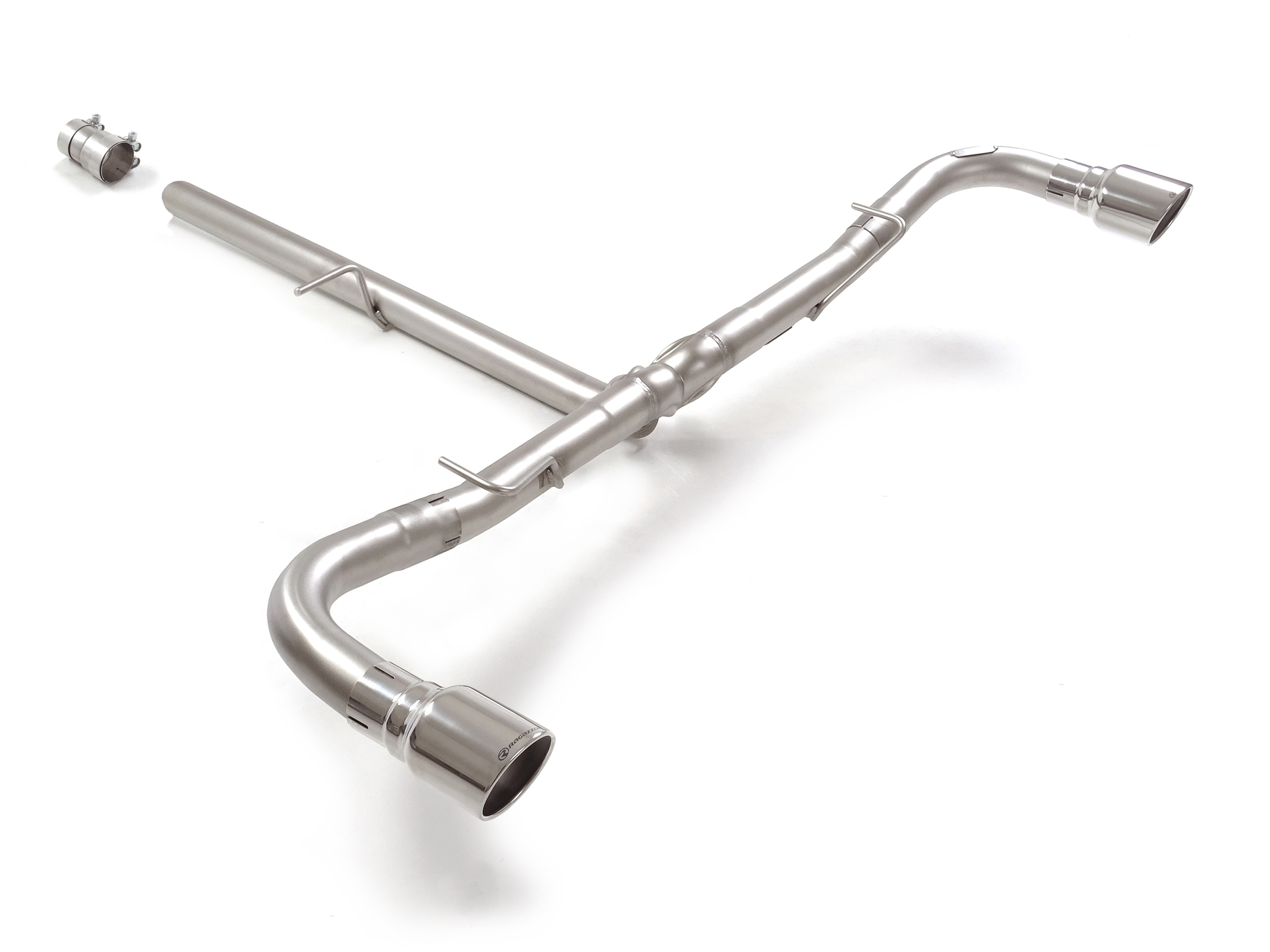 Ragazzon Duplex-Endrohrsystem Gruppe N 1x 90mm rund Sport Line Ragazzon Duplex-Endrohrsystem Gruppe N 1x 90mm rund Sport Line