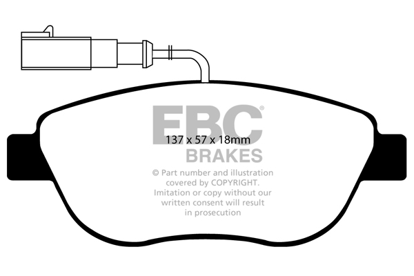 EBC Greenstuff Brake pads rear