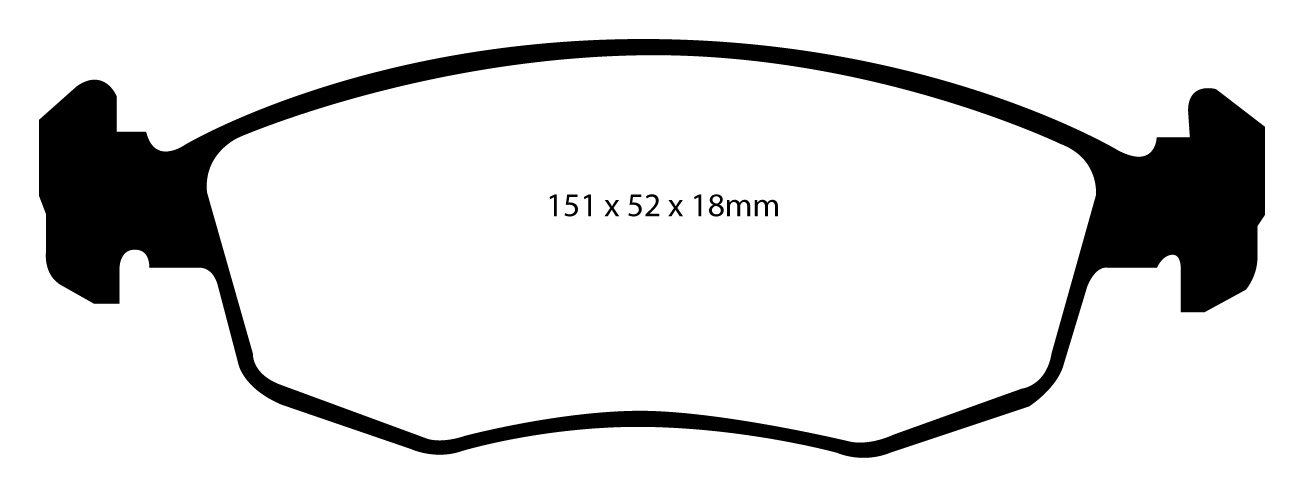 A1337 EBC Blackstuff Brake pads front