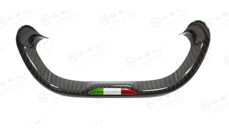Koshi Carbon Steering Wheel Italian Flag Badge