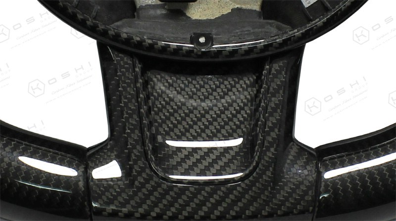 Koshi Carbon Frontal Decor Cover Steering Wheel