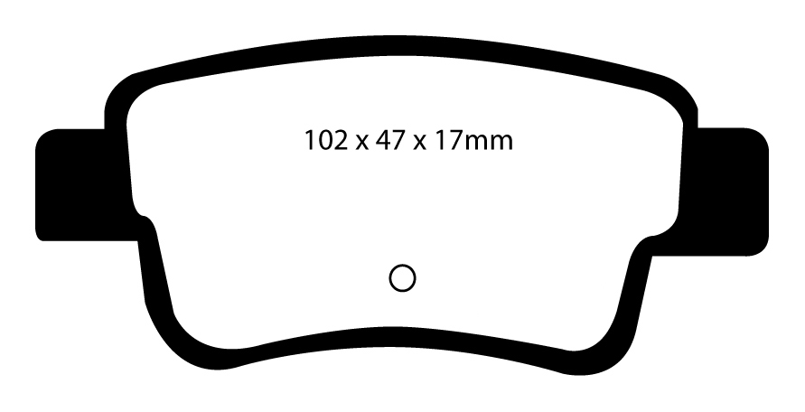 A1599 EBC Yellowstuff Brake pads rear