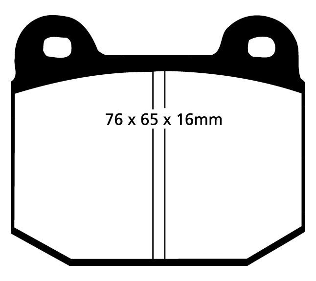 A0197 EBC Blackstuff Bremsbeläge vorne