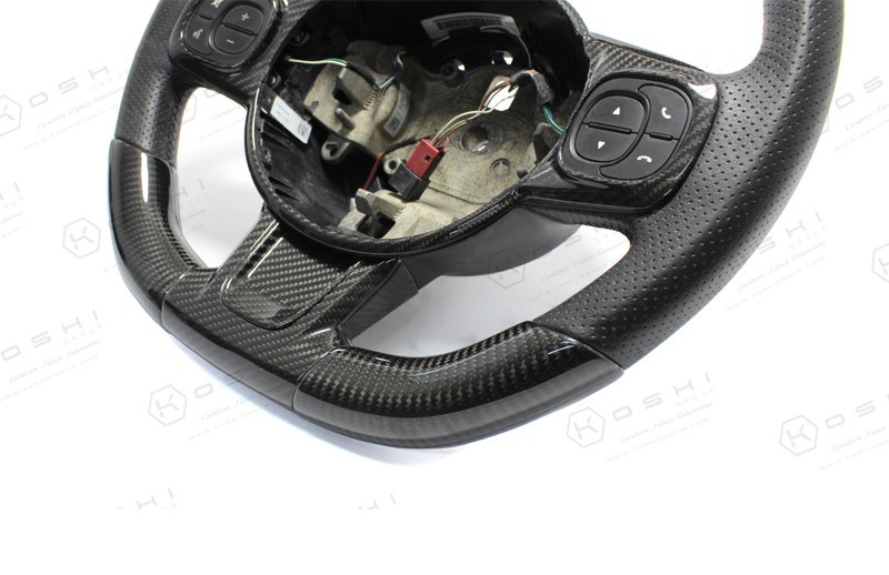 Koshi Carbon Frontal Decor Cover Steering Wheel
