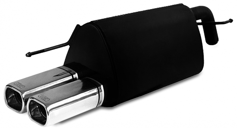Ulter Sport Rear silencer 2x 80x65mm rectangular