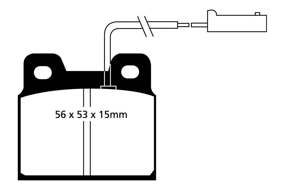 A0916 EBC Blackstuff Brake pads rear
