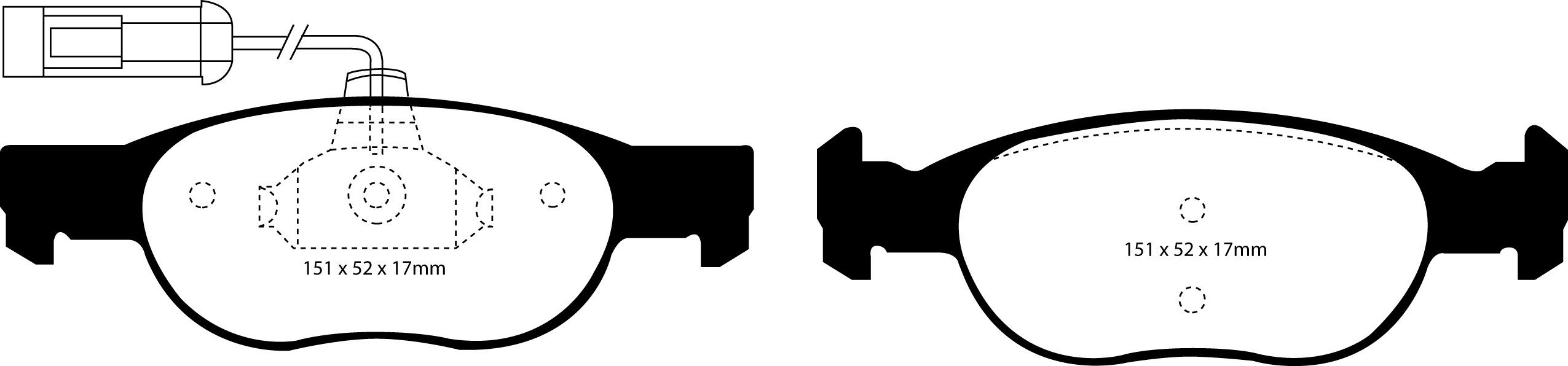 A1059 EBC Blackstuff Brake pads front