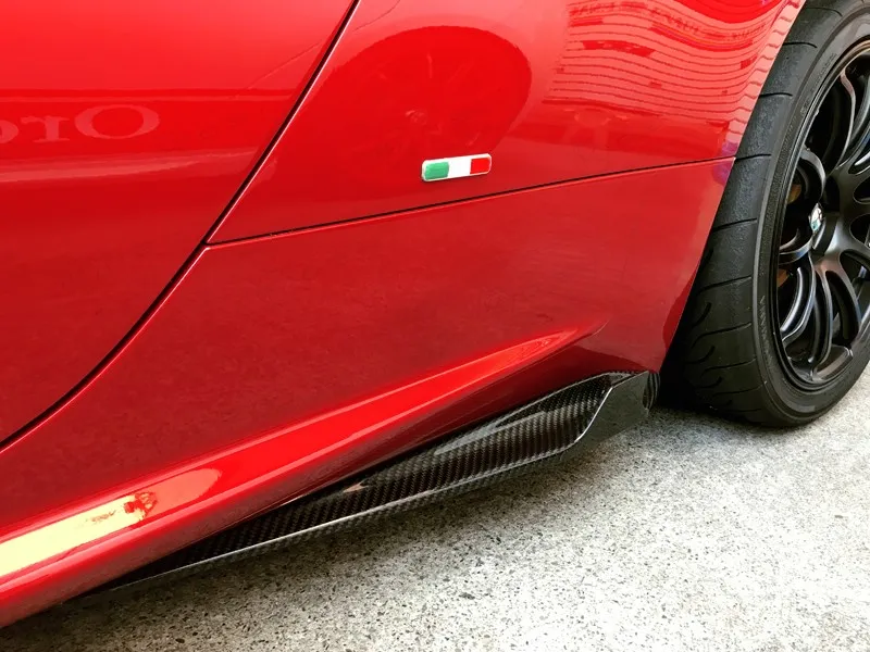 Koshi Carbon Furia Shark Fin Side Skirts