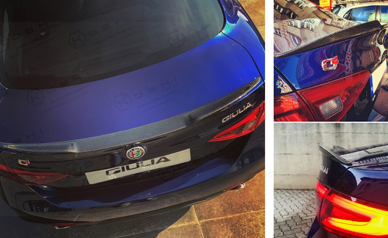 Koshi Carbon Rear Spoiler OEM Style