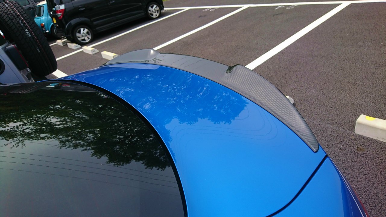 Installed-KOSHI-GROUP-Carbon-fiber-Alfa-Romeo-Giulia-rear-spoiler-SKU-ARGL-19 Koshi Carbon Rear Spoiler OEM Style