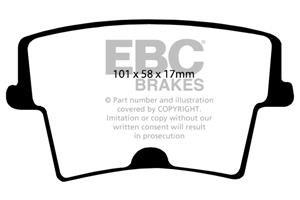 EBC Redstuff Brake pads rear