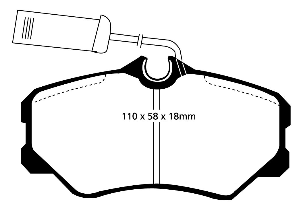 EBC Blackstuff Brake pads front
