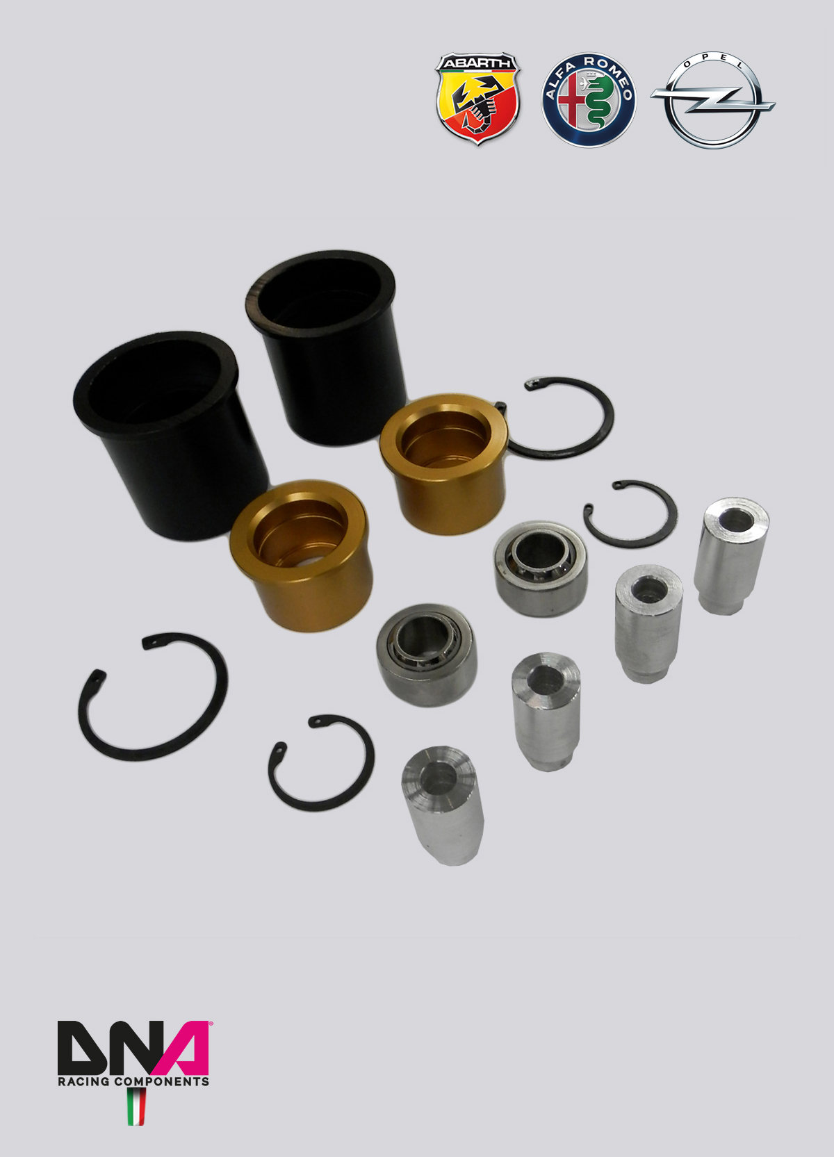 PC0298-2 DNA Racing Rear Axle Uniball Kit