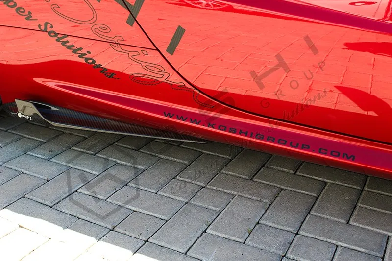 Koshi Carbon Furia Shark Fin Side Skirts