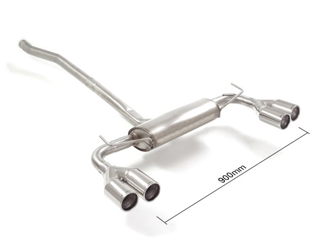 50-0740-26 Ragazzon Duplex rear silencer 2x 80mm round staggered