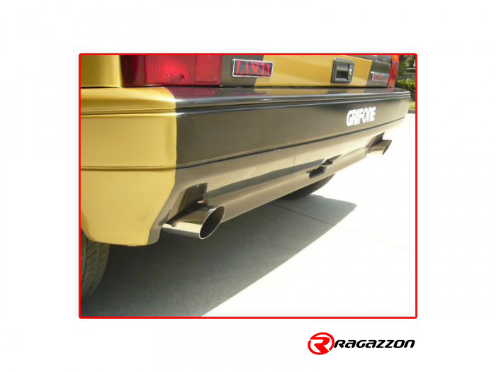 Ragazzon Duplex-Endrohre Gruppe N 1x 70mm rund Sport Racing