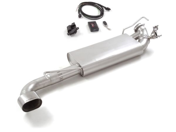 Ragazzon rear silencer 1x 120x70mm oval signed Miky Biasion