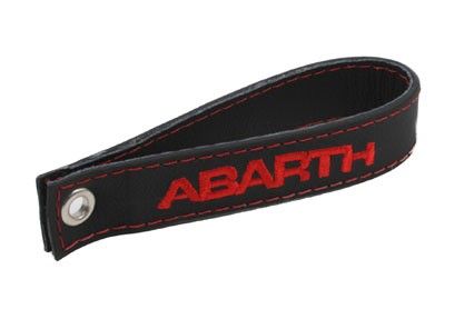 Black Strap for hood Abarth