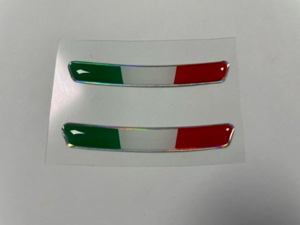 3D Sticker-Set Tricolore für Mittelkonsole