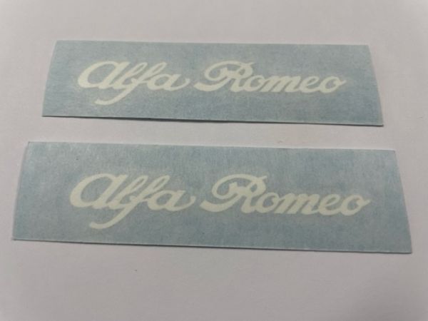 Sticker-Set Alfa Romeo Schriftzug