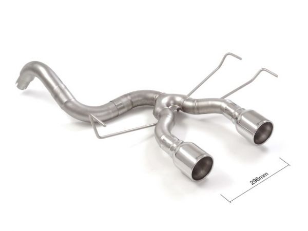 Ragazzon rear pipes group N 2x 102mm round centered
